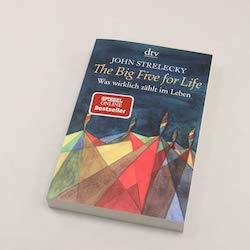 Taschenbuch „The Big Five for Life“ von John Strelecky – Schrägansicht, Buchtipp