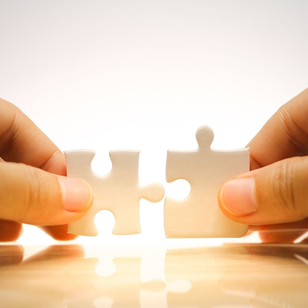 Puzzleteile passen zusammen – Was zu innenklar passt