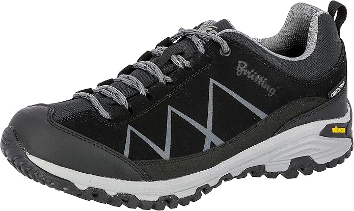 Schwarzer Brütting Kansas Trekking- und Wanderhalbschuh